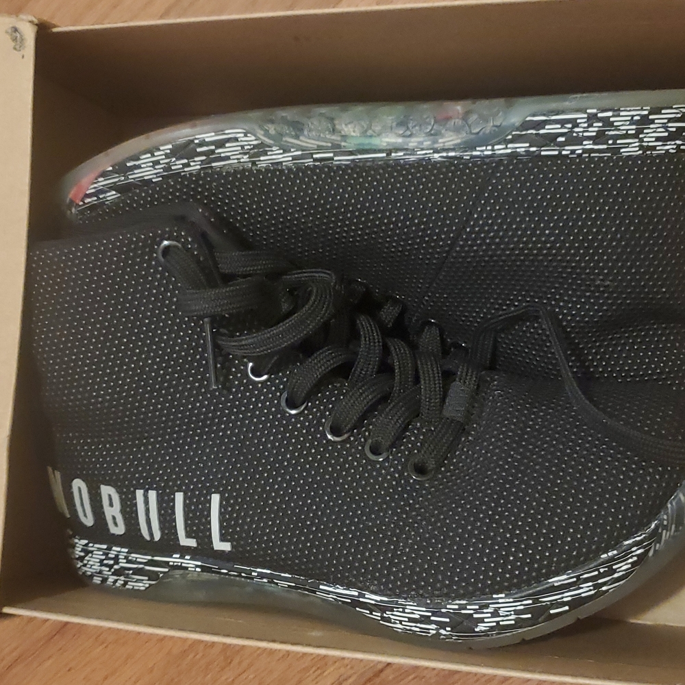 NOBULL Black/Static High Top Trainers